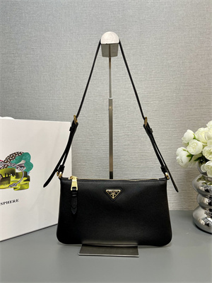 Prada Mini Hobo bag Black Calfskin 1BC238