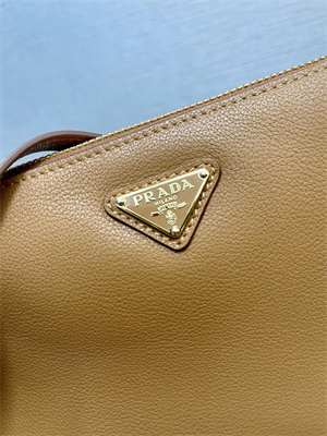 Prada Mini Hobo bag Brown Calfskin 1BC238