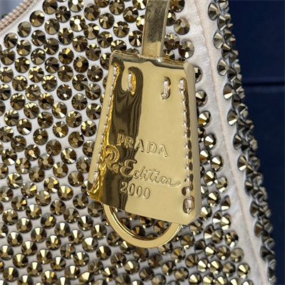 Prada  Re-Edition 2000 mini-bag With Diamond Gold 1NE515