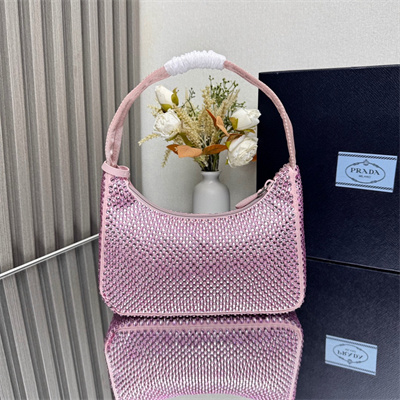 Prada  Re-Edition 2000 mini-bag With Diamond Pink 1NE515