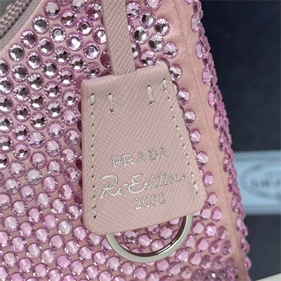 Prada  Re-Edition 2000 mini-bag With Diamond Pink 1NE515