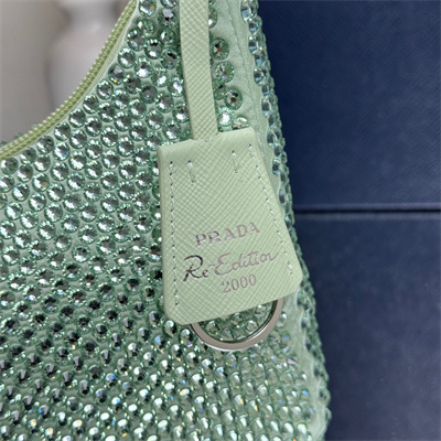 Prada  Re-Edition 2000 mini-bag With Diamond Green 1NE515