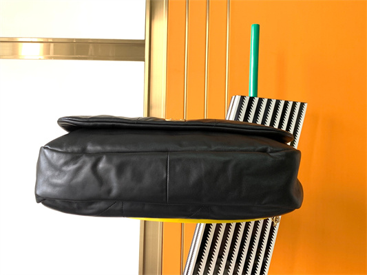 Y.S.L Large JAMIE 4.3 BAG IN LAMBSKIN Black Color Gold Tone Metal