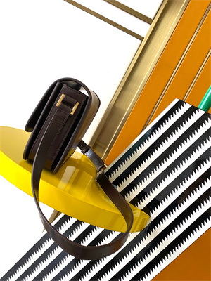 Y.S.L SOLFERINO MEDIUM SATCHEL IN BOX SAINT LAUREN Gold Tone Metal Coffee Color