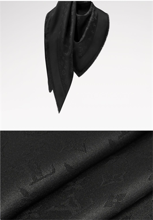 L.V Monogram Silk/Wool Scarf Color Options 37548