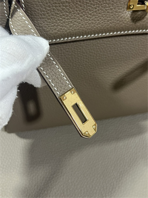 Kelly Retourne Bag Togo Leather 25/28CM Gold/Silver Hardware In Etoupe Color HS