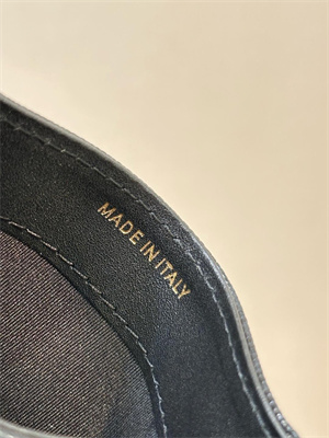 Chanel Card Holder Black Grained Calfskin Gold Tone Metal 3878