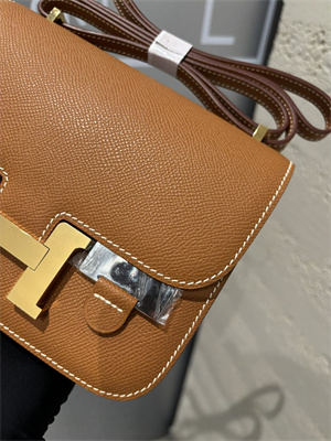 Constance Bag Epsom Leather 18CM Gold/Silver Tone Metal In Gold Color HS  (With mirror)