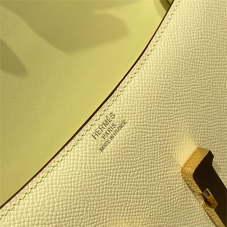 Constance Elan Epsom Leather  Gold/Silver Tone Hardware Jaune Poussin Color HS(With Mirror)