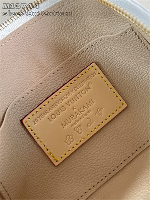 LV x TM Cosmetic Pouch PM Multicolor Monogram Canvas White M13744