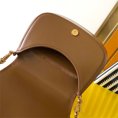 Y.S.L Voltaire Top Handle In Box Saint Laurent Brown