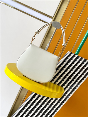 Y.S.L Voltaire Top Handle In Box Saint Laurent White