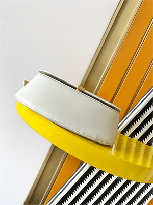 Y.S.L Voltaire Top Handle In Box Saint Laurent White