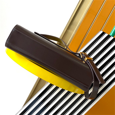 Y.S.L MANHATTAN Shoulder Bag In BOX Saint Laurent Coffee Color