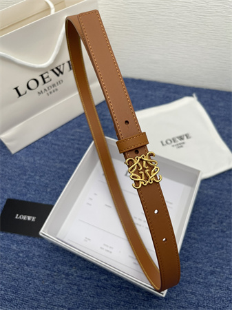 Loewe Belt In Smooth/Grained Calfskin 20MM Gold/Silver Hardware Colors Options
