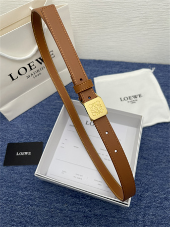 Loewe Belt In Smooth/Grained Calfskin 20MM Gold/Silver Hardware Colors Options