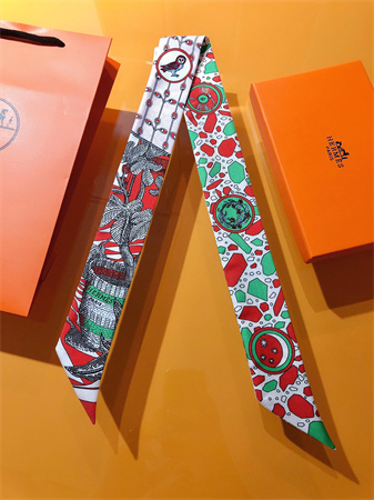 Hermes Twilly 100% Silk 37834