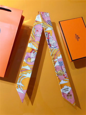 Hermes Twilly 100% Silk 37847