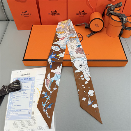 Hermes Twilly 100% Silk 37861