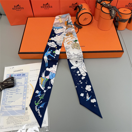 Hermes Twilly 100% Silk 37861