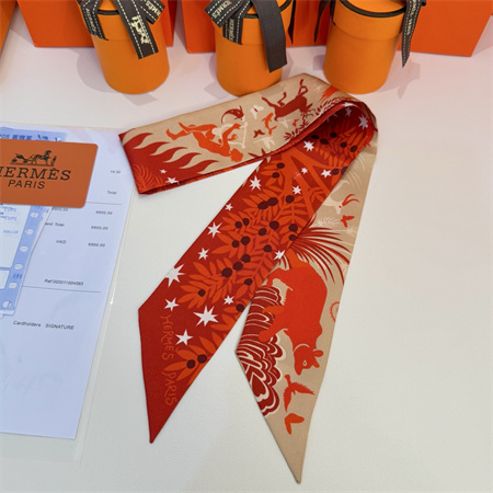 Hermes Twilly 100% Silk 37863