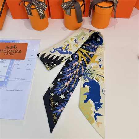 Hermes Twilly 100% Silk 37863