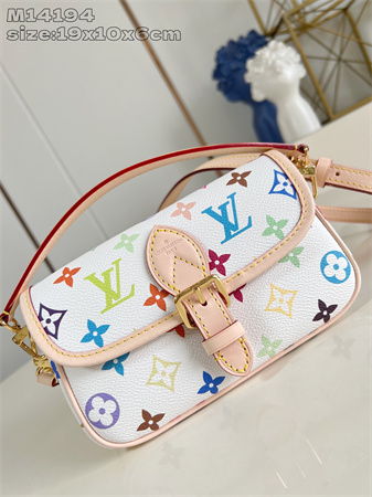 LV X TM Nano Diane Multicolor Monogram Canvas White M14194