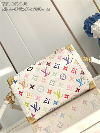 LV x TM  Side Trunk MM Multicolor Monogram Canvas White M14046