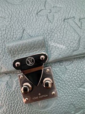 L.V Nano Madeleine Blue Supple grained cowhide leather M12211 TOP