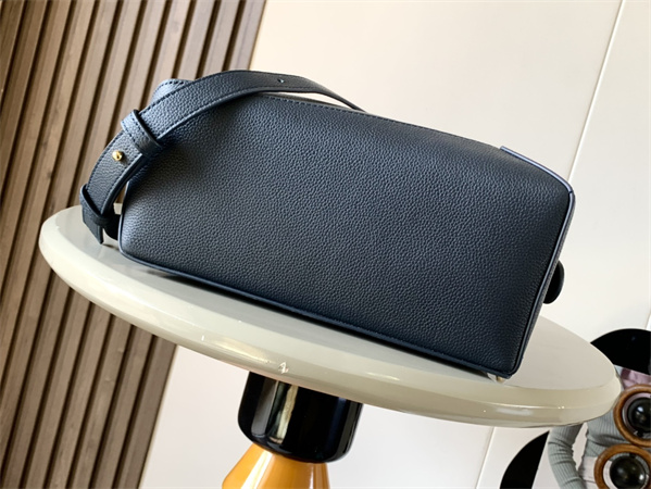 Loewe Small Puzzle Bag In Soft Grained Calfskin Navy