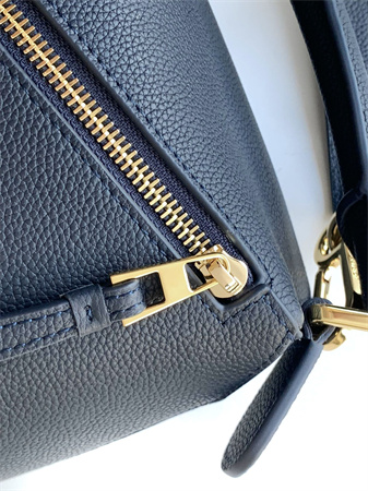 Loewe Small Puzzle Bag In Soft Grained Calfskin Navy