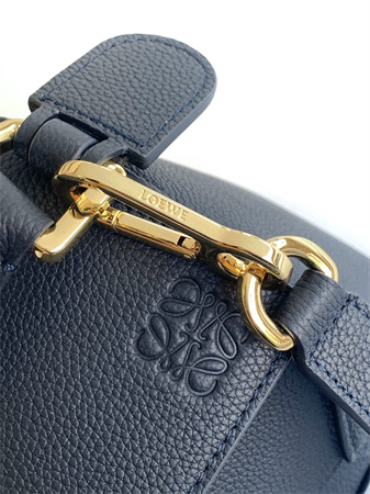 Loewe Small Puzzle Bag In Soft Grained Calfskin Navy