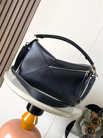 Loewe Large Puzzle Bag In Shinny Grained Calfskin