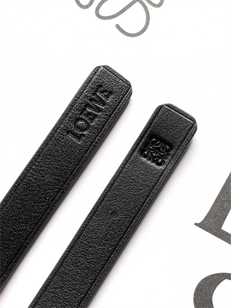 Loewe Woven spiral strap in classic calfskin Black