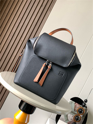 Loewe Goya Backpack in Soft Grained calfskin Black
