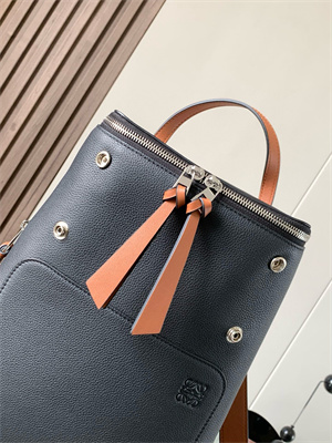 Loewe Goya Backpack in Soft Grained calfskin Black