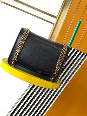 Y.S.L NIKI MEDIUM In Smooth Lambskin Black Color