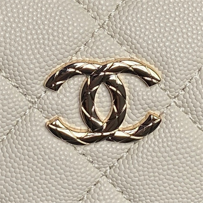 Chanel Coco Crush Top Handle Bag Grained Calfskin Gold Tone Metal Beige AP4591
