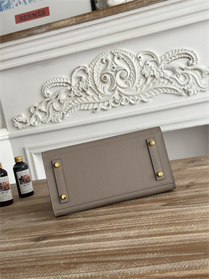 Bir.kin Sellier Bag Epsom Leather 25/30/35CM Gold Hardware In Gris Asphalt Color HS