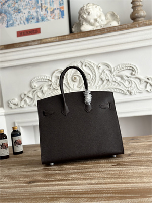 Bir.kin Sellier Bag Epsom Leather 25/30/35CM Gold Hardware In Cafe Color HS