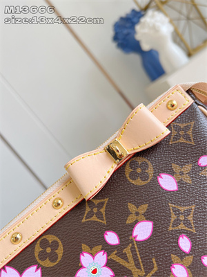 LV x TM Pochette Accessoires Monogram coated canvas Sakura Brown M13666