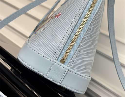 LV x TM Alma BB Epi Leather Washed Blue M14197