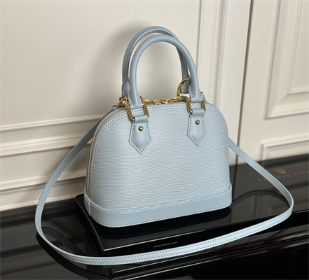 LV x TM Alma BB Epi Leather Washed Blue M14197