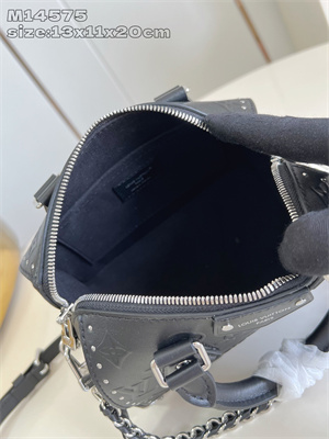 L.V Speedy Trunk 20 Monogram Black Calf Leather M14575