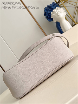 L.V Boulogne Bag Monogram Empreinte leather Brume/Quartz M14211