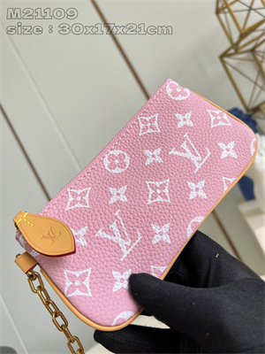 L.V Speedy P9 Bandoulière 30 Monogram Soft Calfskin Pink