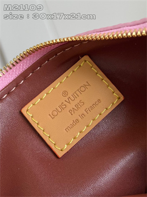 L.V Speedy P9 Bandoulière 30 Monogram Soft Calfskin Pink