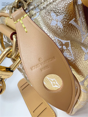 L.V Speedy P9 Bandoulière 30 Monogram Soft Calfskin Gold