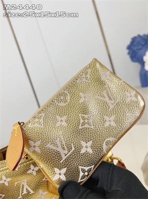 L.V Speedy P9 Bandoulière 30 Monogram Soft Calfskin Gold