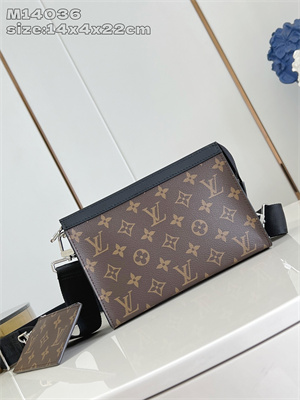 L.V Gaston Wearable Wallet Monogram coated canvas M14036